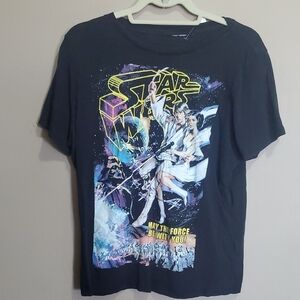 Mens Star Wars Black Graphic T-Shirt Size  Medium